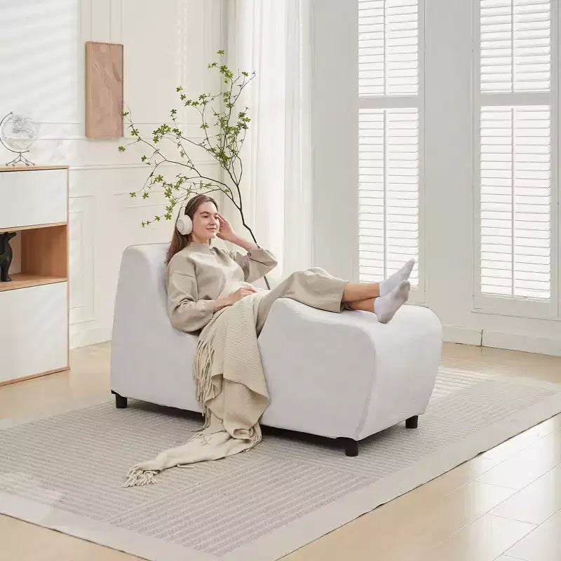 Sedia a sdraio da yoga in velluto per adulti, telaio pieghevole per esercizi, stretching e relax, 58,42 cm L x 139,7 cm P x 78,74 cm H
