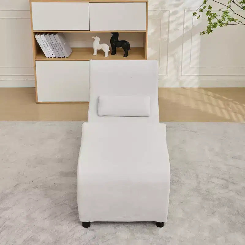 Sedia a sdraio da yoga in velluto per adulti, telaio pieghevole per esercizi, stretching e relax, 58,42 cm L x 139,7 cm P x 78,74 cm H