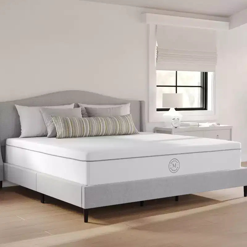 Martha Stewart SleepComplete 12 Firm Hybrid Pocket Spring and Foam Dual-Action Cooling Mattress with Soft Breathable CoolWeave Jacquard Knitted Top