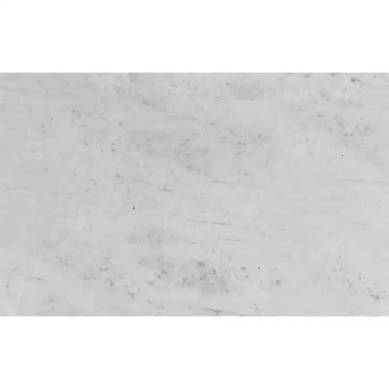 Tavolino Rotondo in Metallo con Piano in Marmo Bianco e Base in Ottone Antico, 35,5 cm L x 45,7 cm H - Completamente Assemblato